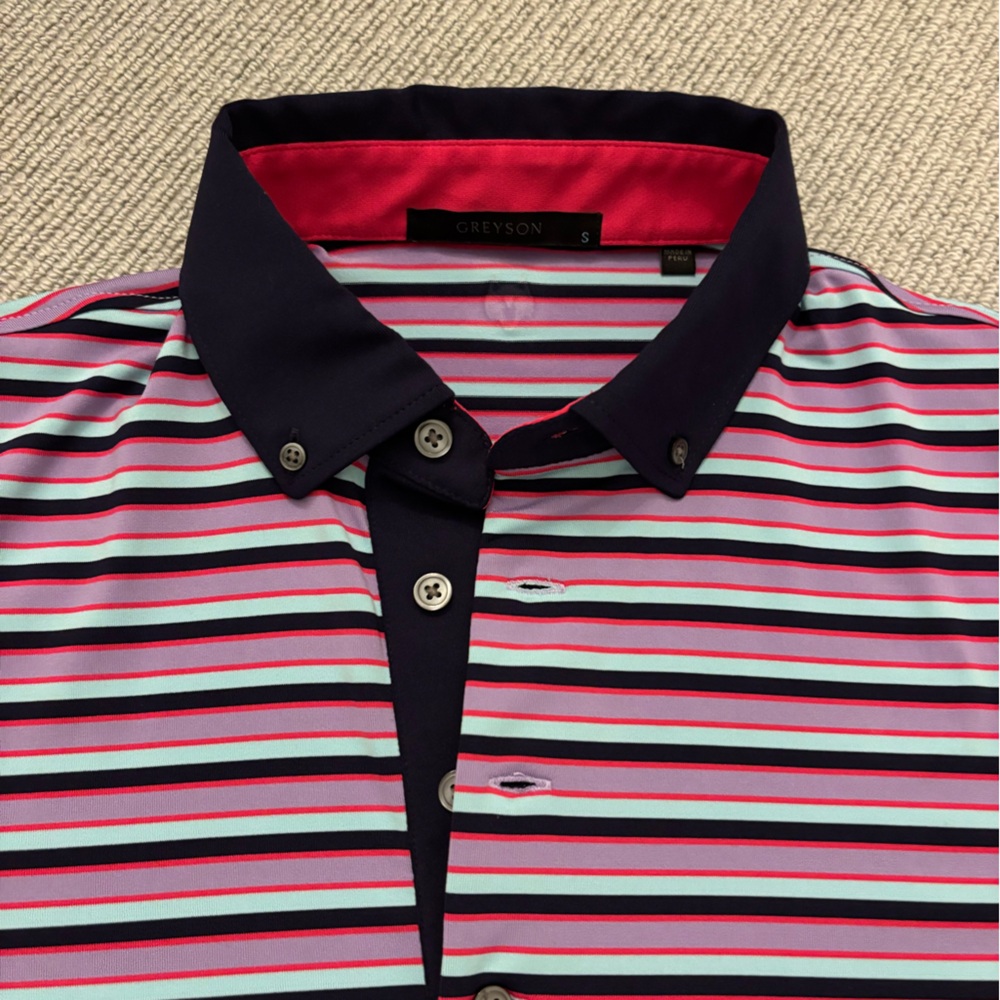 Men’s Greyson Stripe Polo